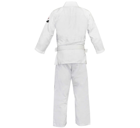 FUJI Single Weave Judo Gi-White-5