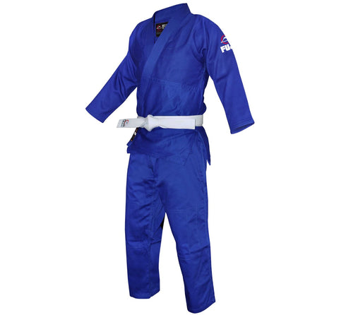 FUJI Single Weave Judo Gi-Blue-1
