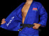 FUJI USA Judo Double Weave Gi-Blue-4