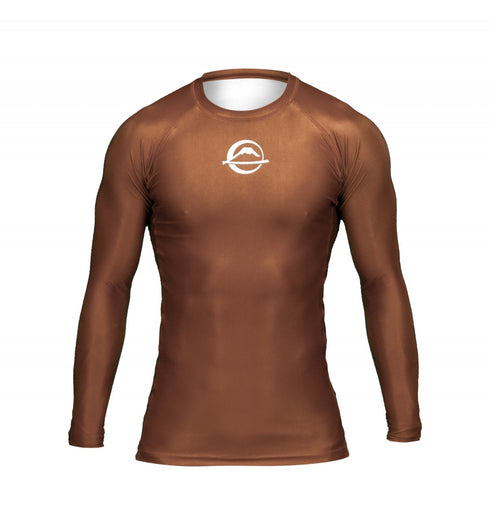 FUJI Baseline Ranked Rashguard-Brown-1