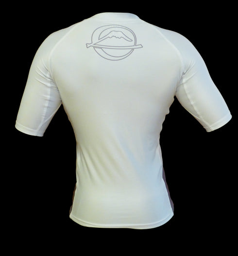 FUJI Inverted Short Sleeve Rashguard-White-3