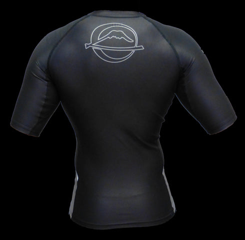 FUJI Inverted Short Sleeve Rashguard-Black-3