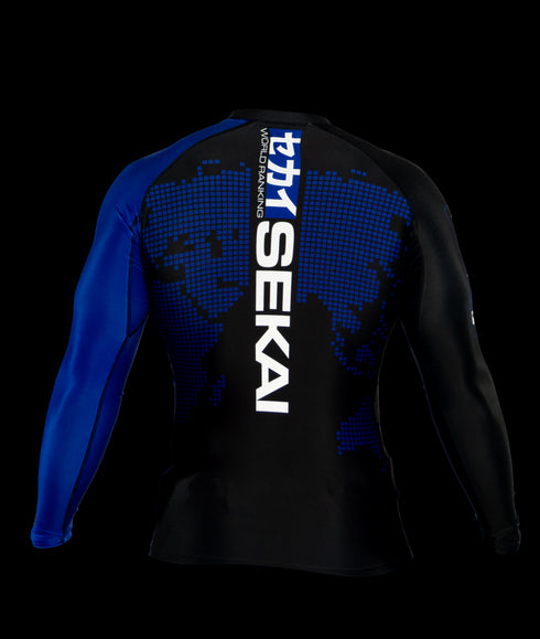 FUJI SEKAI 2.0 IBJJF RASHGUARD-Blue-4
