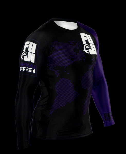 FUJI SEKAI 2.0 IBJJF RASHGUARD-Purple-3