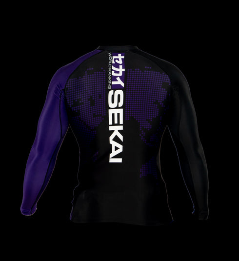 FUJI SEKAI 2.0 IBJJF RASHGUARD-Purple-4