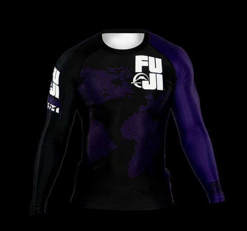 FUJI SEKAI 2.0 IBJJF RASHGUARD-Purple-1