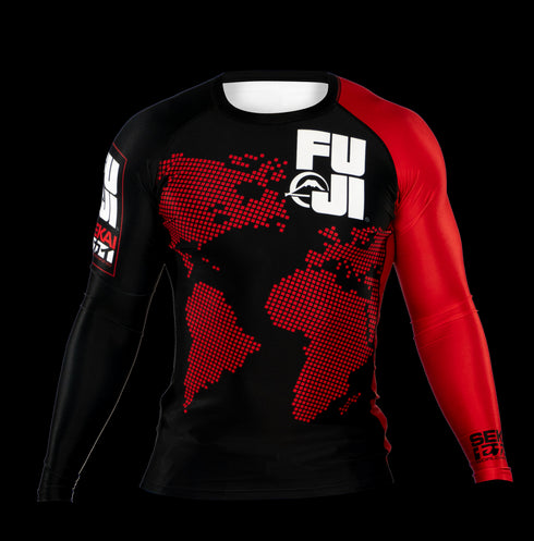 FUJI SEKAI 2.0 IBJJF RASHGUARD-Red-1