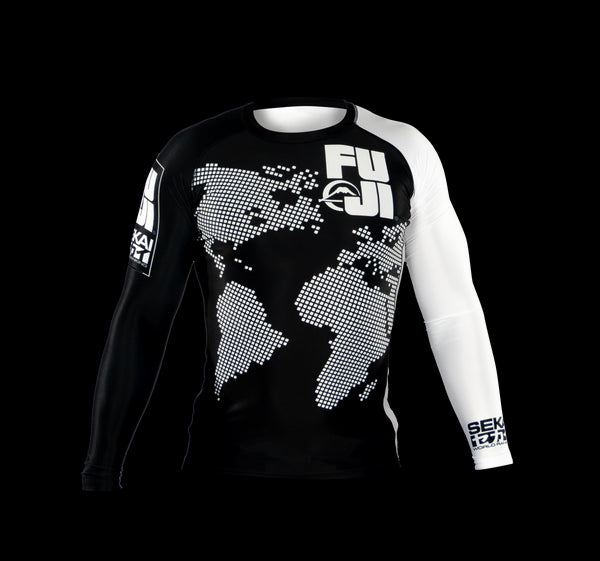 FUJI SEKAI 2.0 IBJJF RASHGUARD-White-1