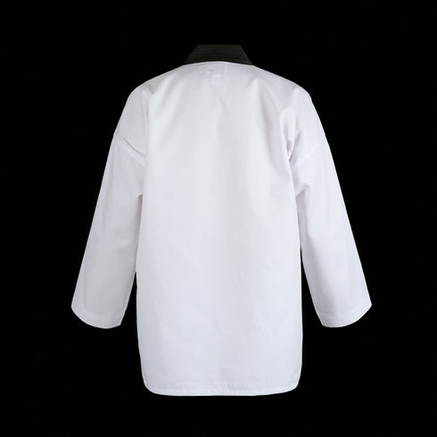 DYNAMICS GENESIS TAEKWONDO UNIFORM-Top/WHITE/BLK TRIM-2