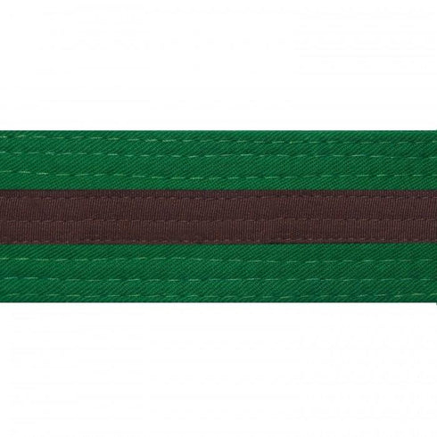 BOLD LOOK GREEN BELTS WITH STRIPE/BROWN STRIPE-1