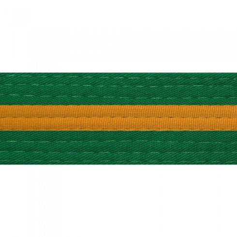 BOLD LOOK GREEN BELTS WITH STRIPE/GOLD STRIPE-1