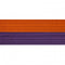 BOLD LOOK HALF ORANGE WITH HALF COLOR BELTS-ORANGE/PURPLE-1