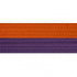 BOLD LOOK HALF ORANGE WITH HALF COLOR BELTS-ORANGE/PURPLE-1