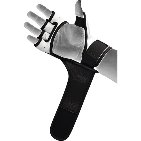 RDX T9 HEARSE LEATHER MMA GRAPPLING GLOVES-6