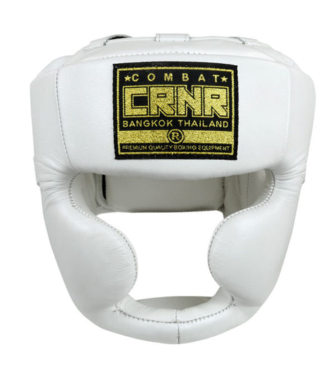 Combat Corner HMIT Full Face Head Gear White-3