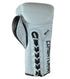 Combat Corner HMIT Lace Up Sparring Gloves White/Black-2