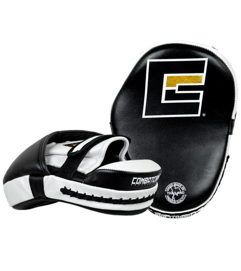 Combat Corner HMIT Tech Punch Mitts White-1