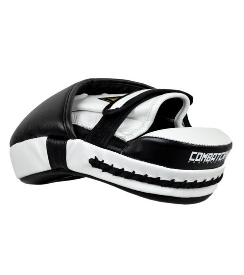 Combat Corner HMIT Tech Punch Mitts White-2
