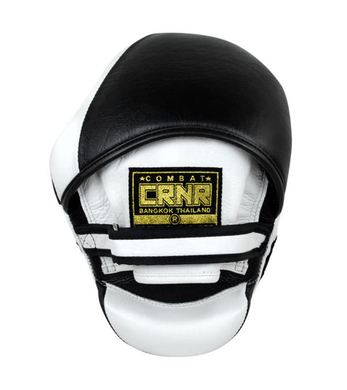 Combat Corner HMIT Tech Punch Mitts White-4