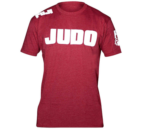 Fuji Judo T-Shirt-CARDINAL-1