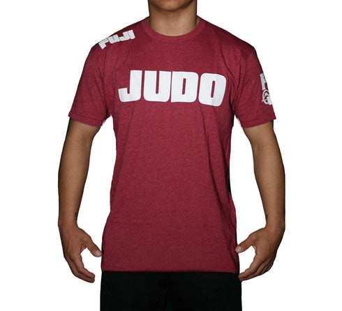 Fuji Judo T-Shirt-CARDINAL-2
