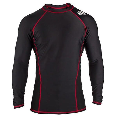Clinch Gear-Signature Series - Long Sleeve Black-Rashguard-front