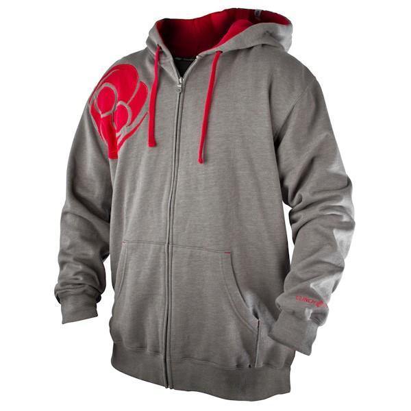 Clinch Gear-Striker Zip-up Hoodie (Heather Grey)