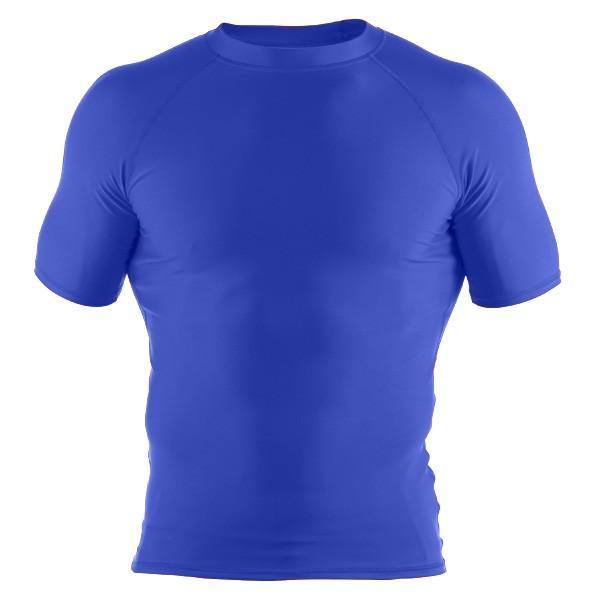 Clinch Gear-Basic Blue Rashguard - Short Sleeve-1