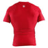 Clinch Gear Basic Red Rashguard - Short Sleeve-2