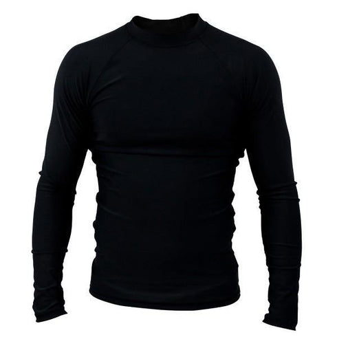 Clinch Gear-Basic Black Rashguard - Long Sleeve-1