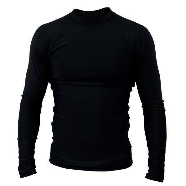 Clinch Gear-Basic Black Rashguard - Long Sleeve-1