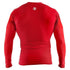 Clinch Gear-Basic Red Rashguard - Long Sleeve-Red-back