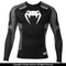 Venum "Absolute" Long-Sleeve Compression Shirt (Dark Grey) - MMA Fightland