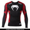 Venum "Absolute" Long-Sleeve Compression Shirt (Black/Red) - MMA Fightland