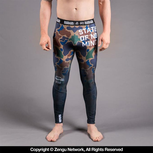 Scramble-"No Mind" Camo Grappling Tights-1