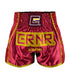 Combat Corner Maroon CRNR Muay Thai Shorts-2