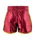 Combat Corner Maroon CRNR Muay Thai Shorts-5
