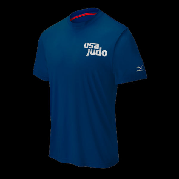 FUJI USA Judo Competition T-Shirt-Blue-1