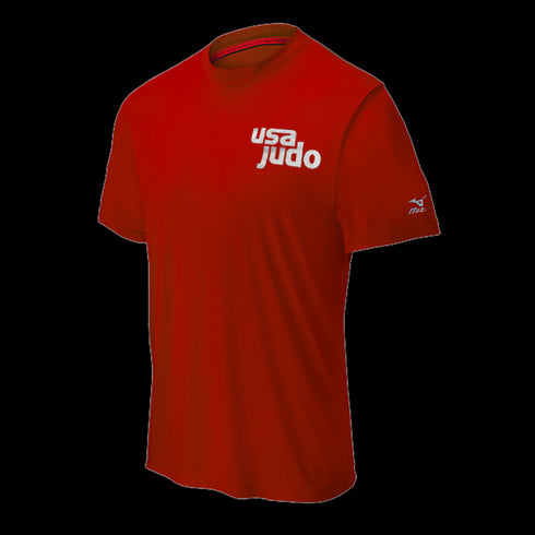 FUJI USA Judo Competition T-Shirt-Red-1