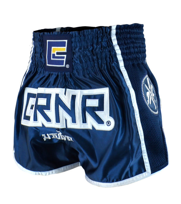 Combat Corner Navy CRNR Muay Thai Shorts-1