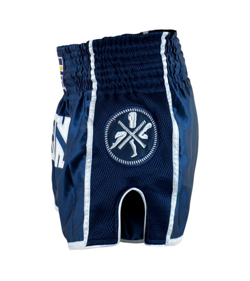 Combat Corner Navy CRNR Muay Thai Shorts-4
