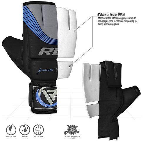 NEMESIS MMA GLOVES/Blu-3