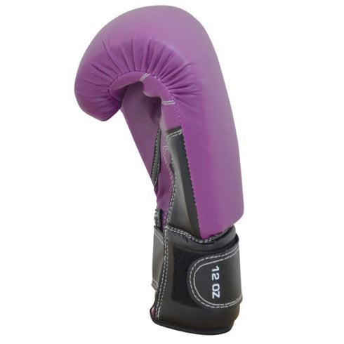 Combat Corner Recruit No Logo Boxing Gloves Black/Purple-2