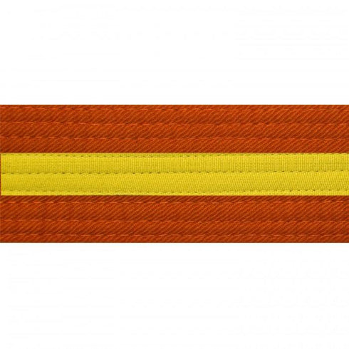 BOLD LOOK ORANGE BELTS WITH STRIPE-ORN/YLW STRIPE