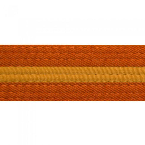 BOLD LOOK ORANGE BELTS WITH STRIPE - MMA Fightland