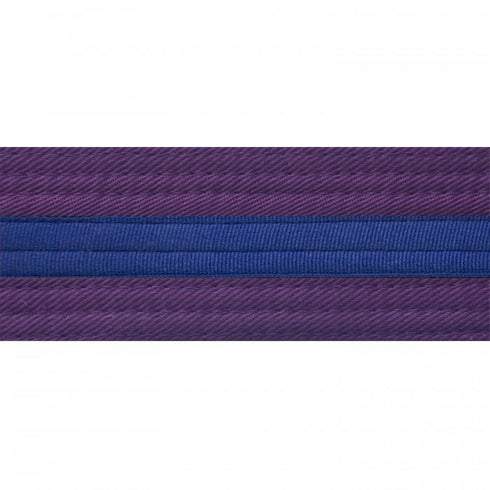 BOLD LOOK PURPLE BELTS WITH STRIPE-PRP/BLU STRIPE-1