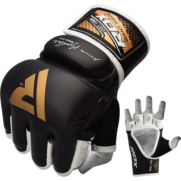 RDX T2 QUEST LEATHER MMA GLOVES-1