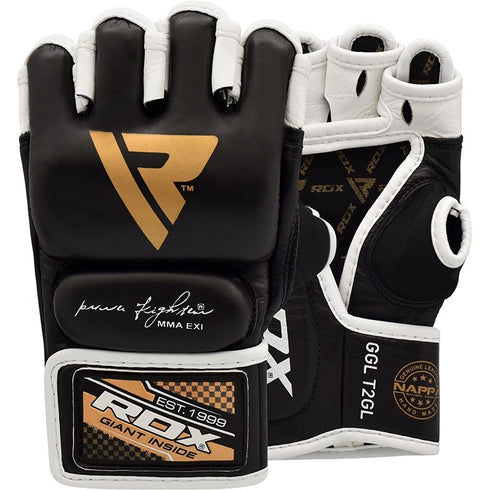 RDX T2 QUEST LEATHER MMA GLOVES-2