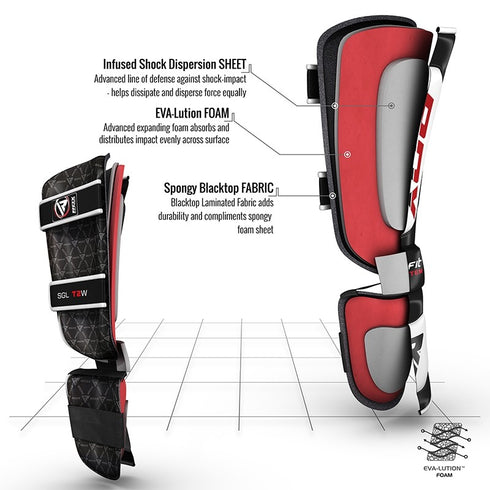 RDX T2 MMA SHIN INSTEP GUARDS-3
