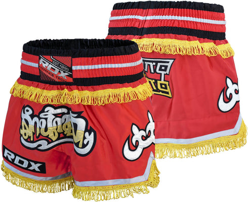 RDX R4 RED FIRE MUAY THAI SHORT-2